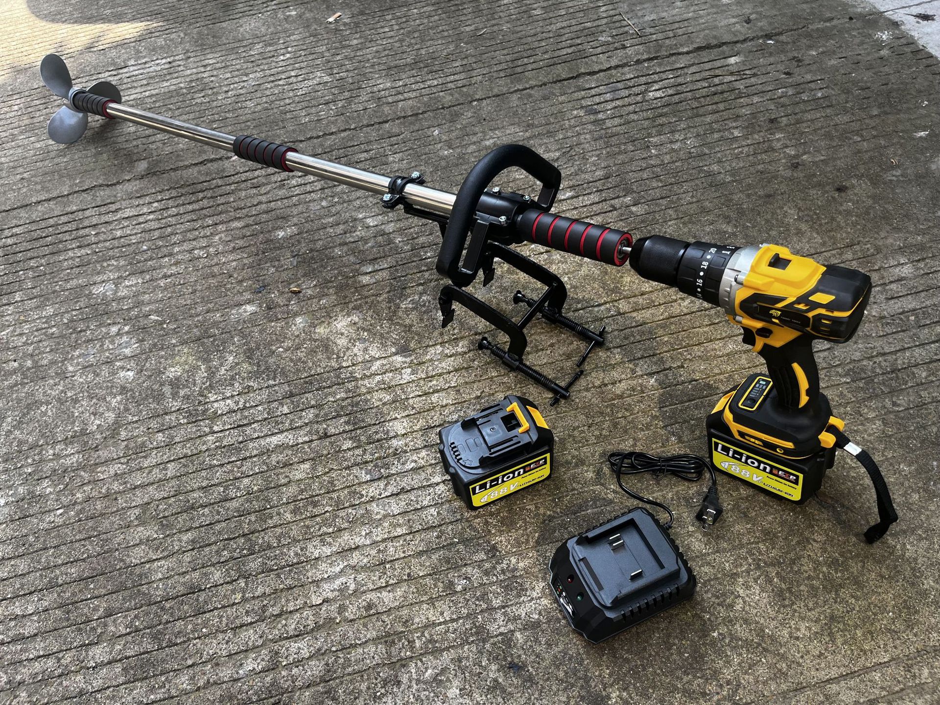 Electric Drill Manual Propelle – обзор и цена Fishing Kayak Trolling Motor
