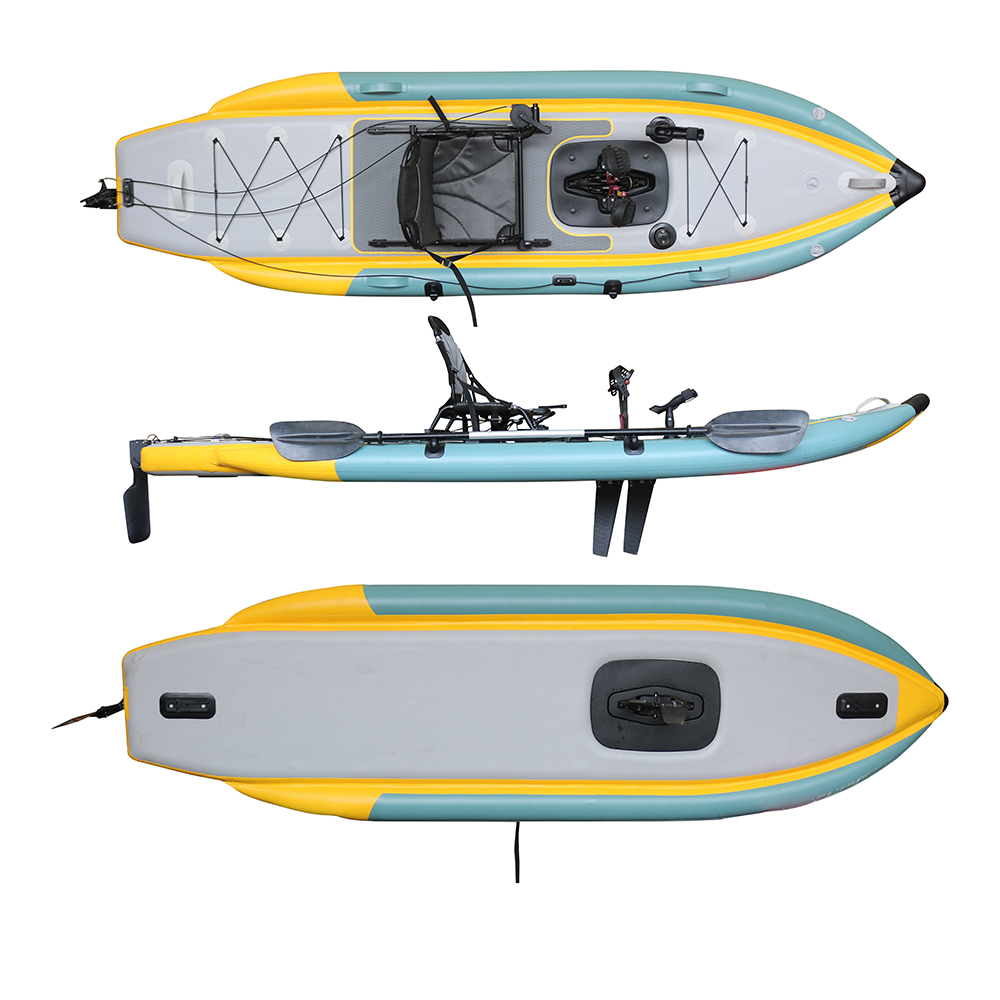 Pedal Propulsion Foldable Infl – обзор и цена Fishing Kayak Sit On Top