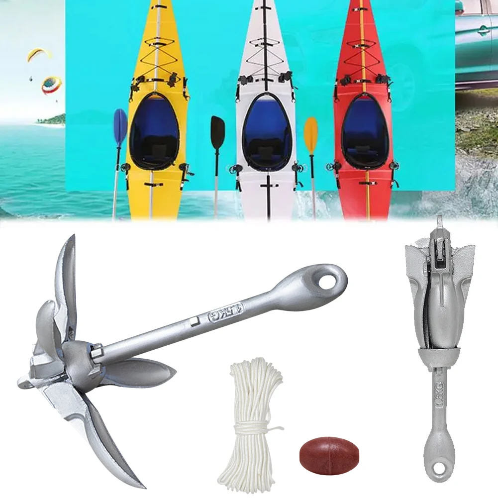 0.7KG 1.5KG Stainless Steel Fo – обзор и цена Fishing Kayak Anchor
