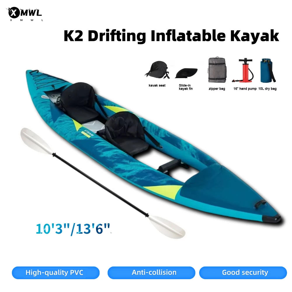Canoe Kayak Inflatable Boat 1- – обзор и цена Fishing Kayak Inflatable