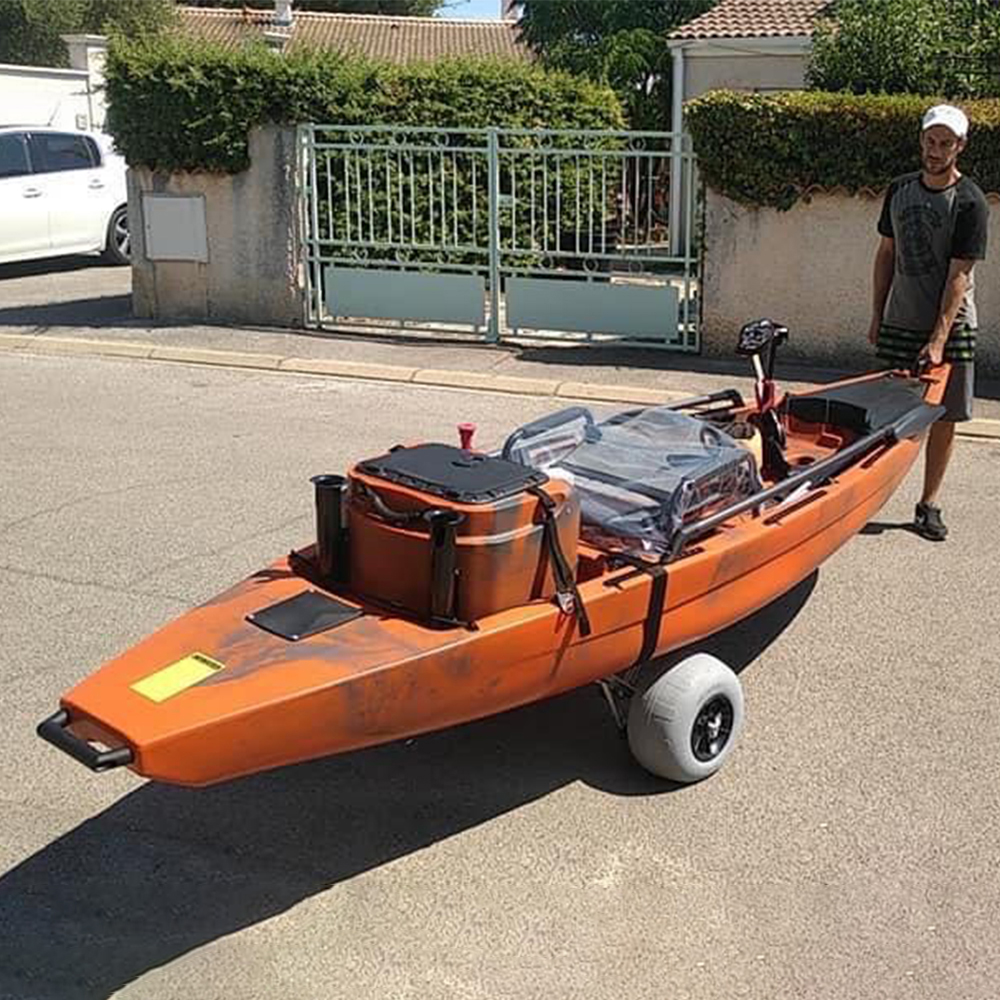 Inflatable Wide Wheel Canoe Bo – обзор и цена Fishing Kayak Cart