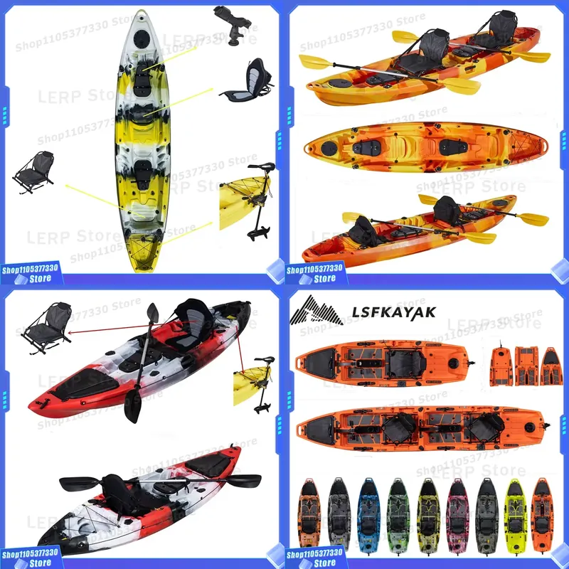 2 Person Plastic Rigid Sit Ton – обзор и цена Fishing Kayak Sit In