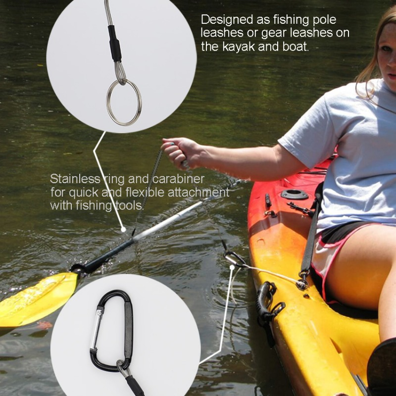 Ackibbik 6pcs Fishing Lanyard  – обзор и цена Fishing Kayak Paddle