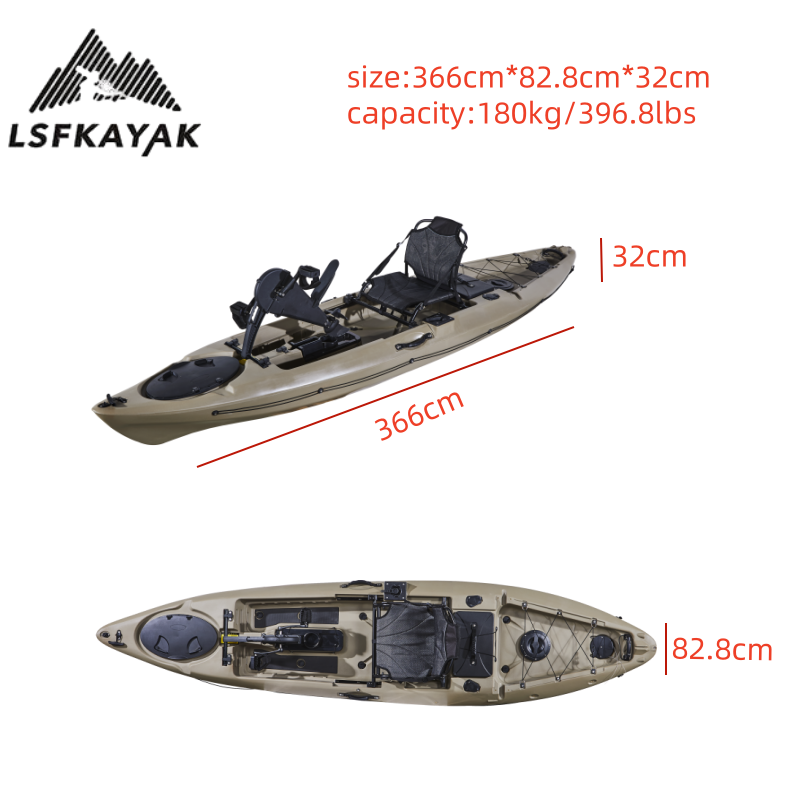 2025 Factory 12ft 3.6m Single  – обзор и цена Fishing Kayak Sit In