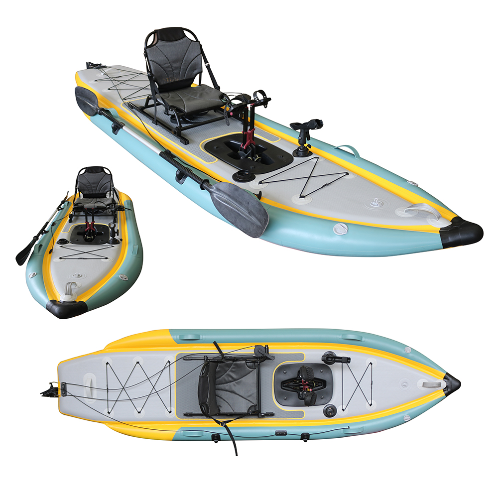 Pedal Propulsion Foldable Infl – обзор и цена Fishing Kayak Sit On Top