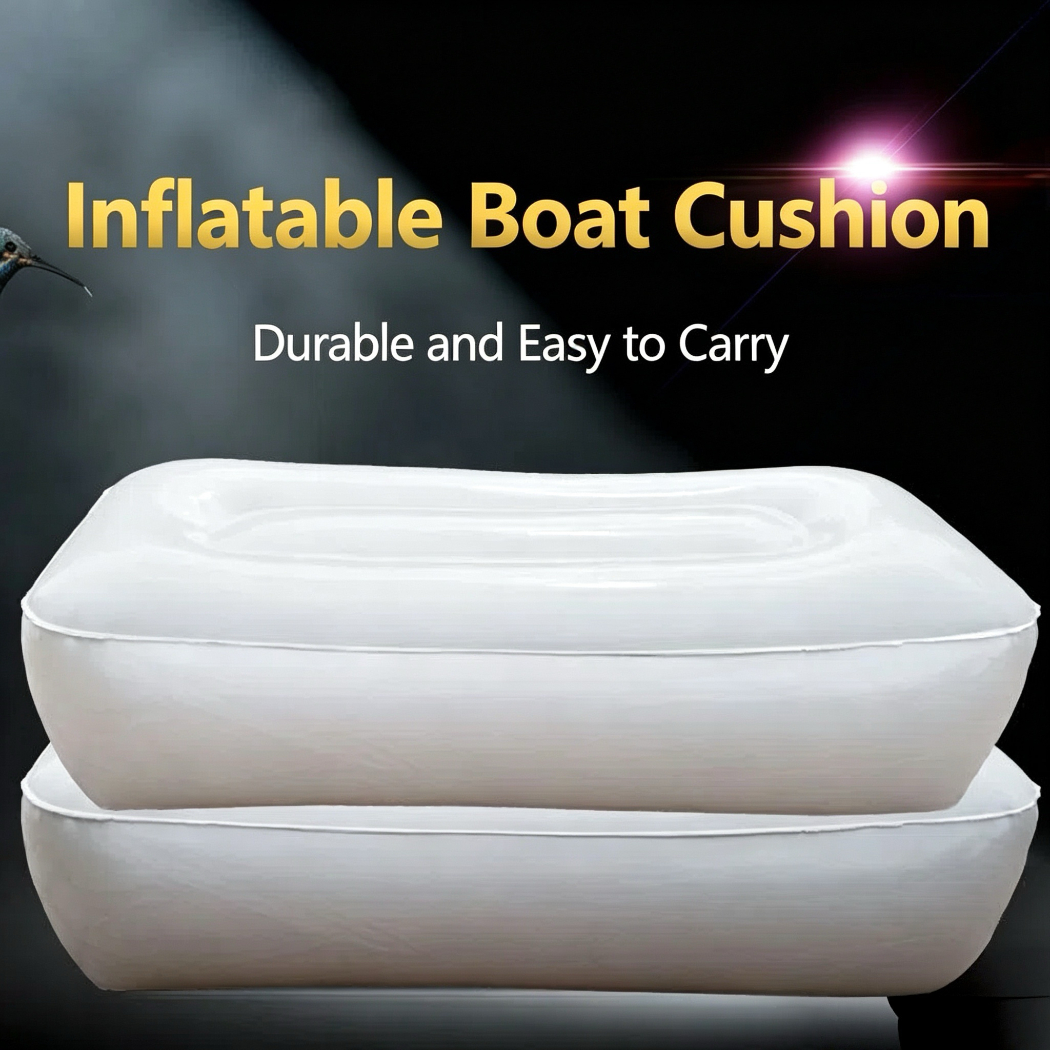 Thickened PVC Inflatable Seat, – обзор и цена Fishing Kayak Seat