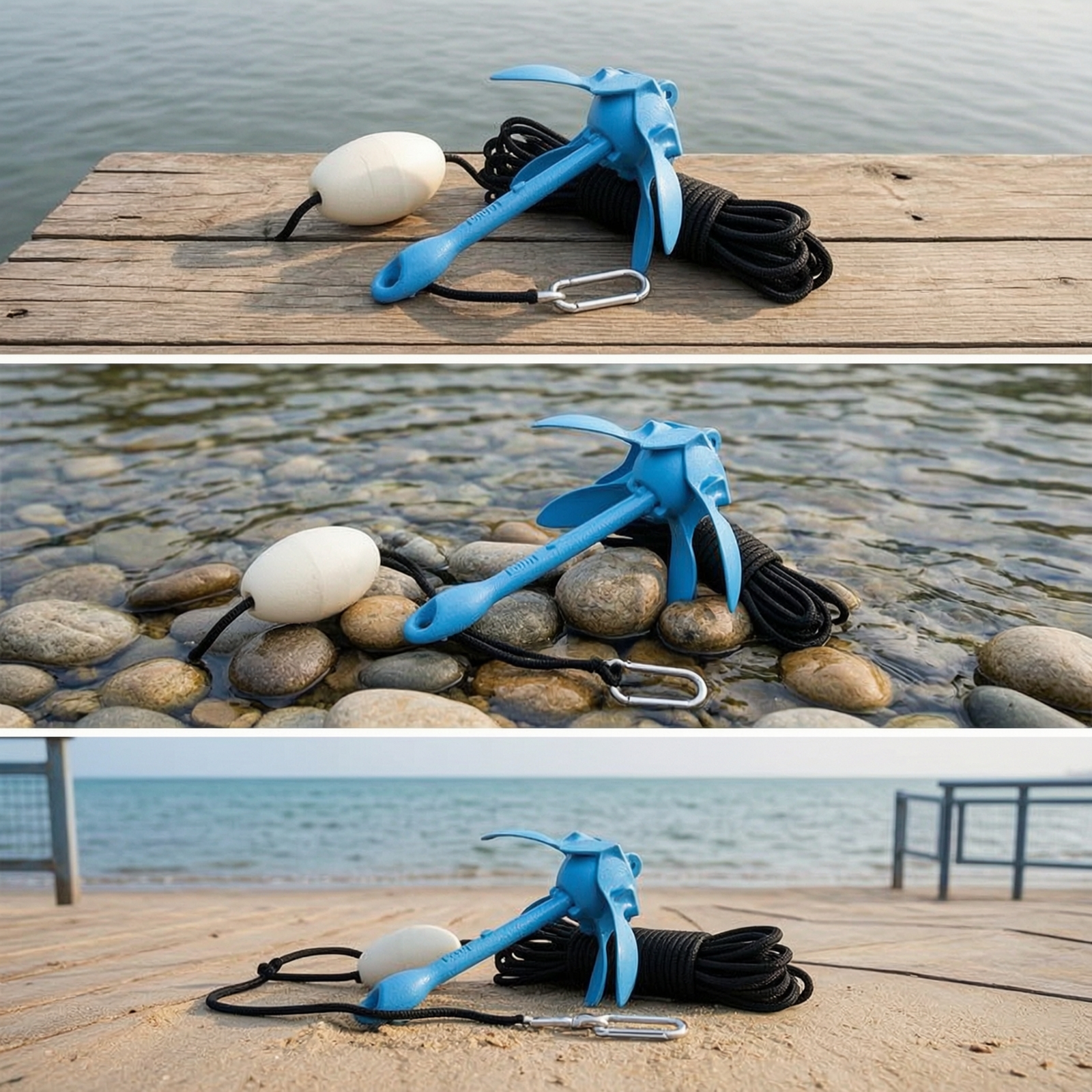 Folding Anchor Kit with Buoy a – обзор и цена Fishing Kayak Storage Bag