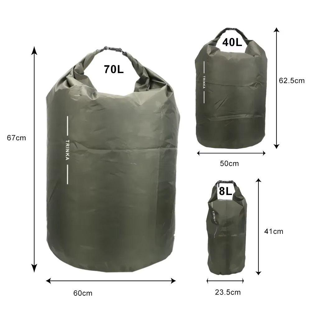8L 40L 70L Roll‑Top Waterproof – обзор и цена Fishing Kayak Storage Bag