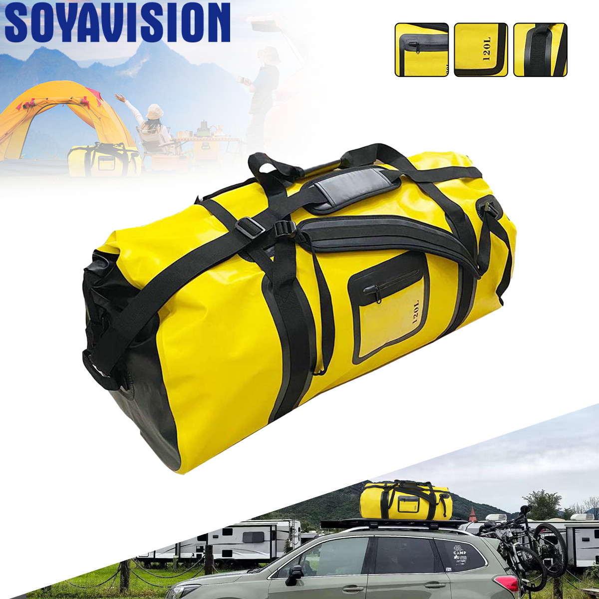 40L/66L/120L Waterproof Duffle – обзор и цена Fishing Kayak Crate