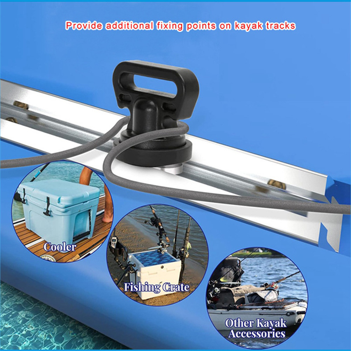 2525+ 4PCS Marine Track Mount  – обзор и цена Fishing Kayak Crate
