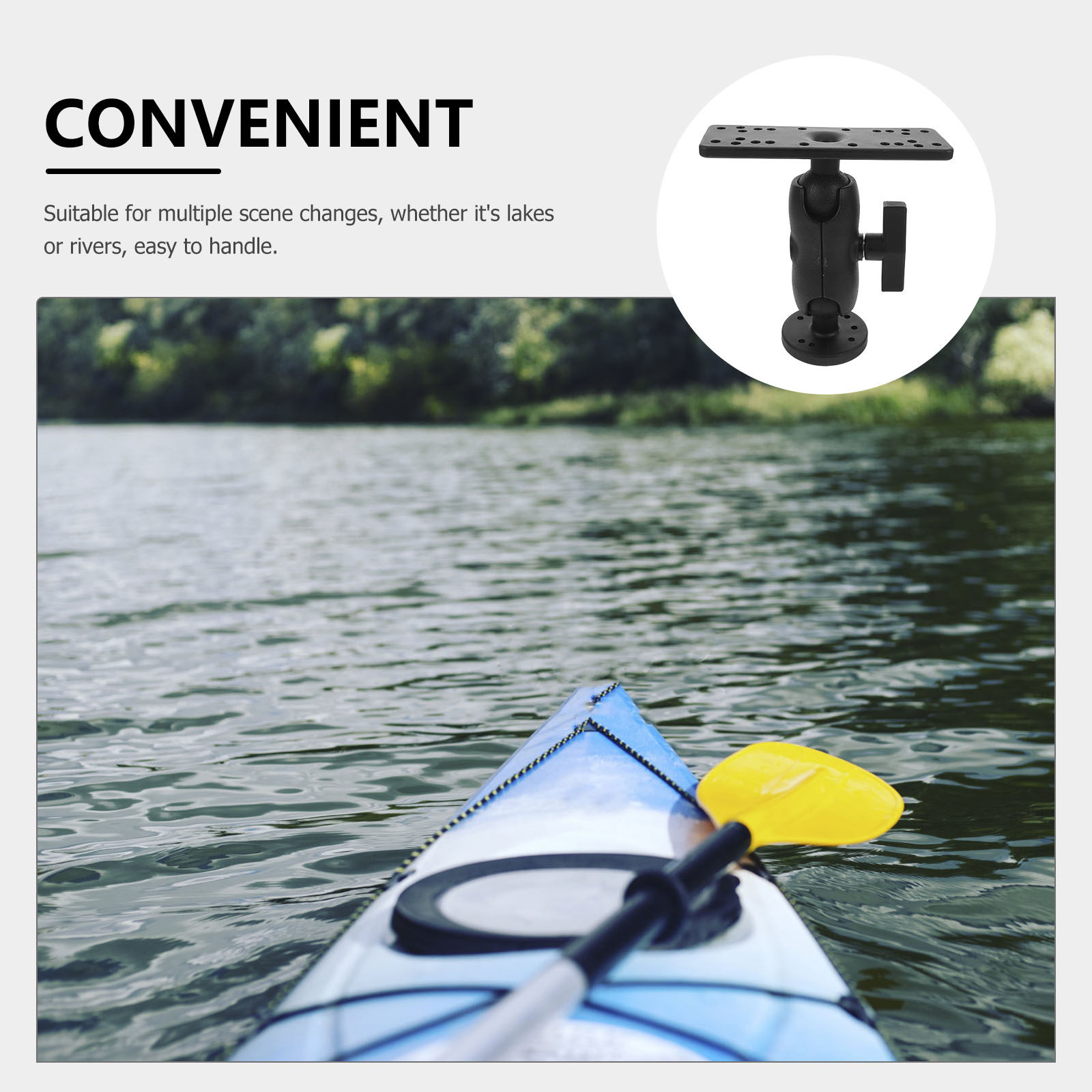 Adjustable Fishfinder Bracket  – обзор и цена Fishing Kayak Fish Finder Mount