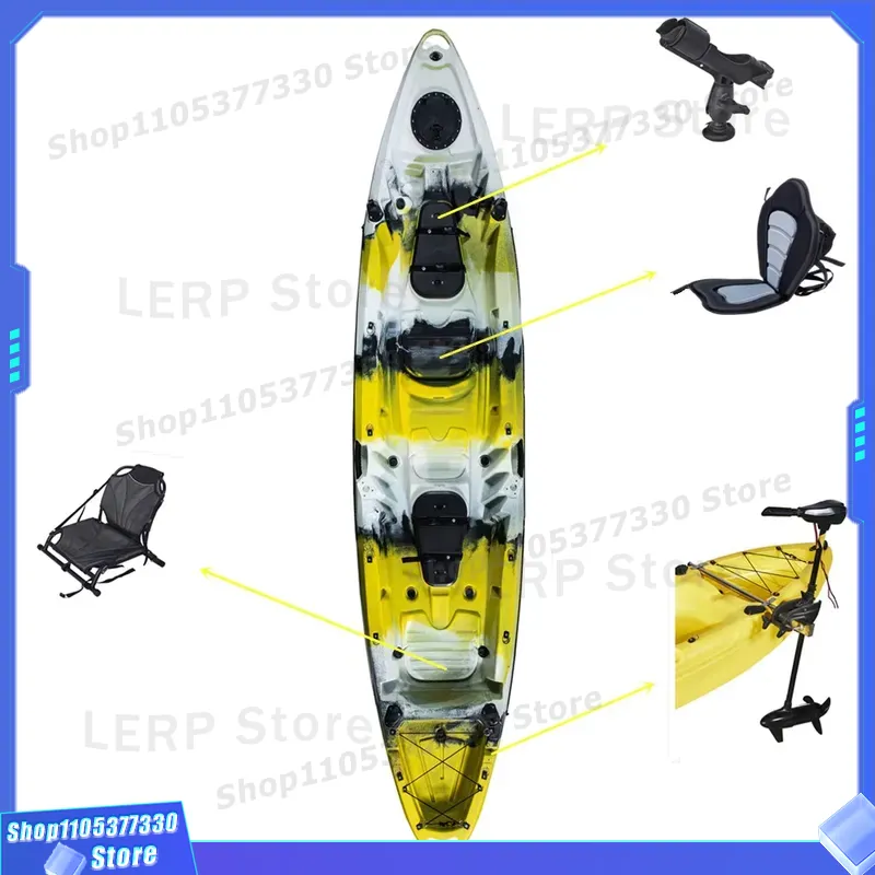 2 Person Plastic Rigid Sit Ton – обзор и цена Fishing Kayak Sit In