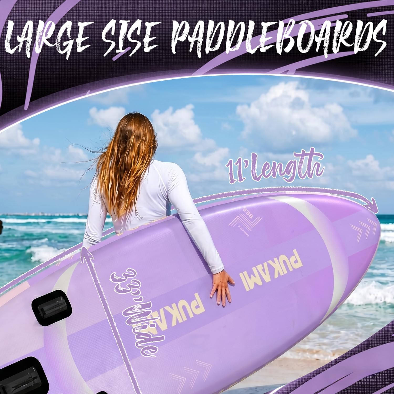 Extra Wide Inflatable Stand Up – обзор и цена Fishing Kayak Paddle