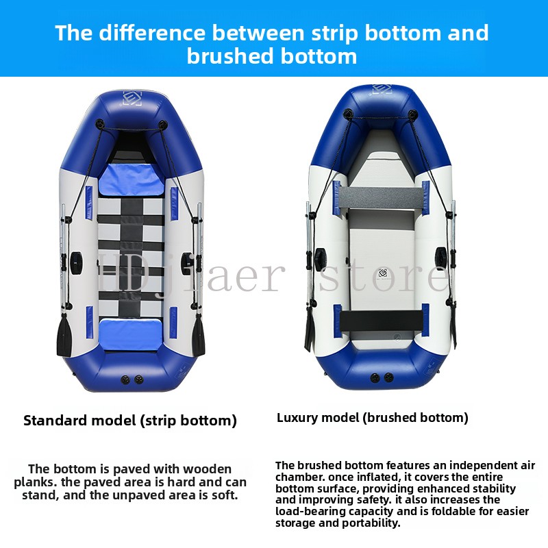 Inflatable Boat with Hard Bott – обзор и цена Fishing Kayak Inflatable